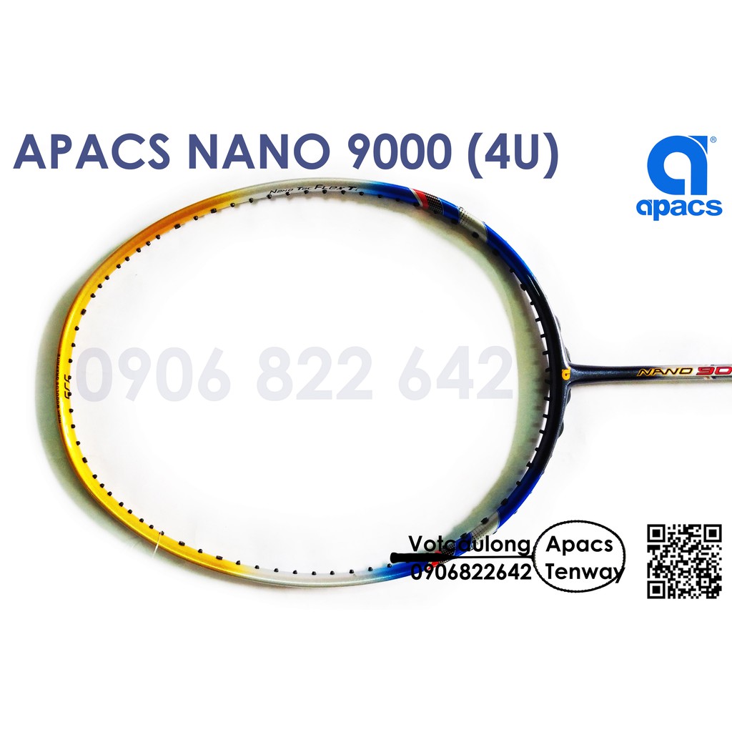 Vợt cầu lông Apacs Nano 9000 (4U) | Vợt chính hãng, phù hợp đánh phong trào