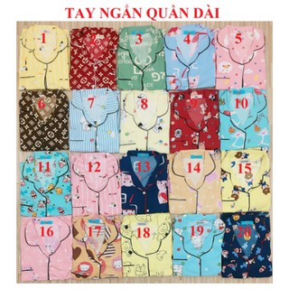 Đồ Bộ Pijama Kate Thái [Tay Ngắn Quần Dài]