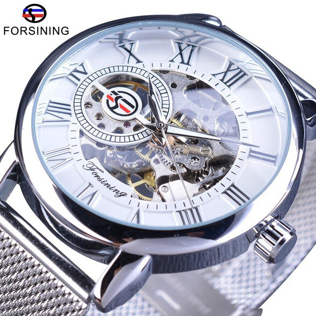 ĐỒNG HỒ CƠ NAM AUTOMATIC FORSINING DÂY LƯỚI CAO CẤP CHÍNH HÃNG | BigBuy360 - bigbuy360.vn