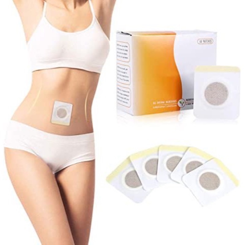 Miếng dán tan mỡ bụng chuyên dụng chất lượng Slim Patch Thái Lan(hộp 10 miếng dán)