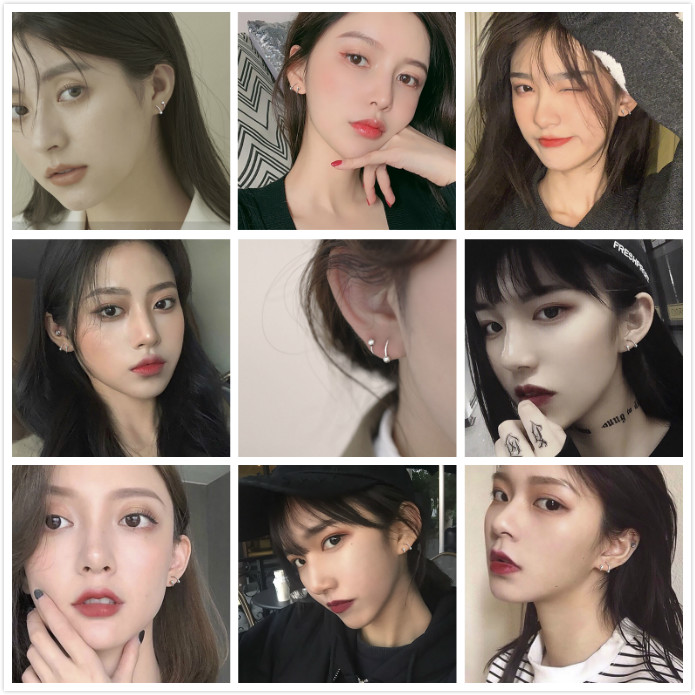 Đôi Khuyên Tai Xoắn Ốc Màu Vàng / Bạc Thời Trang Sành Điệu Cho Nữ