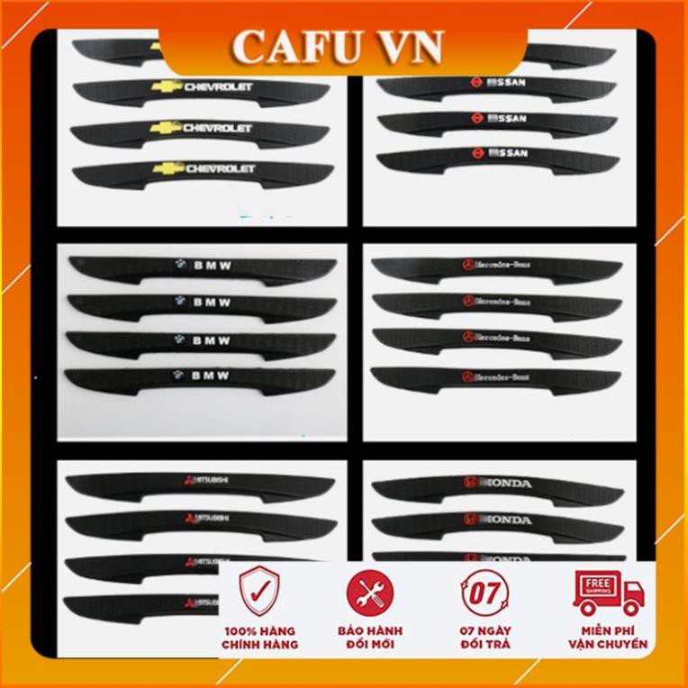 Bộ 4 miếng dán cửa chống xước miếng dán chống va đập dán cửa ô tô chống xước - CAFU VN