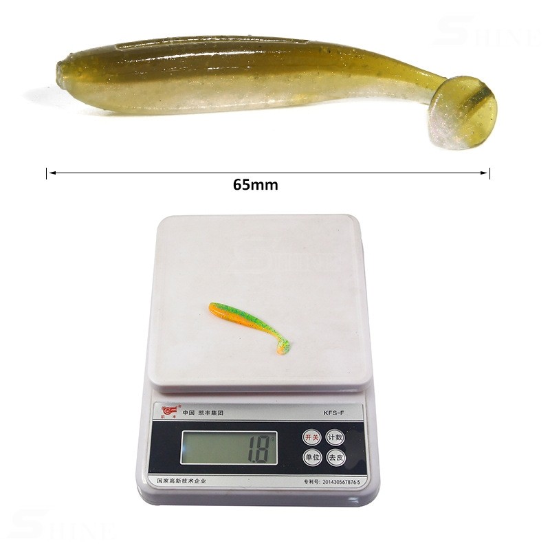 Set 10 Mồi Câu Cá Giả 12 Màu 1.8g6.5cm