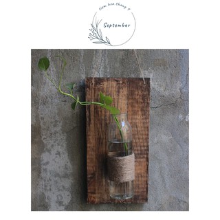 ♥️FREESHIP♥️Bảng gỗ lọ thủy tinh treo tường🌸trang trí, decor nhà cửa (dọc)