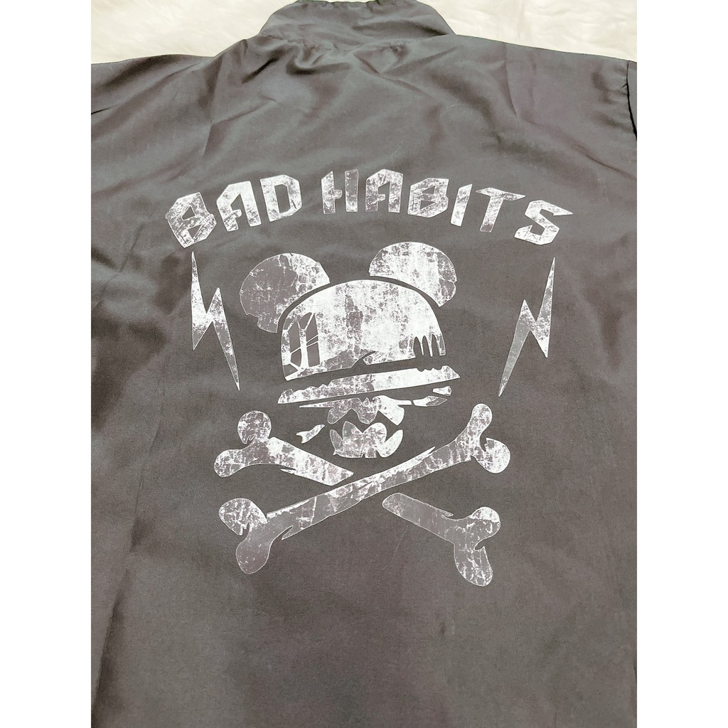 ÁO KHOÁC KAKI NÚT BẤM/ ÁO JACKET ĐEN IN HÌNH RABBIT SÉT ,FREESHIP,LOCAL BRAND HÀNG VNXK 2 LỚP CHÓNG NẮNG,1993CLOTHINGG