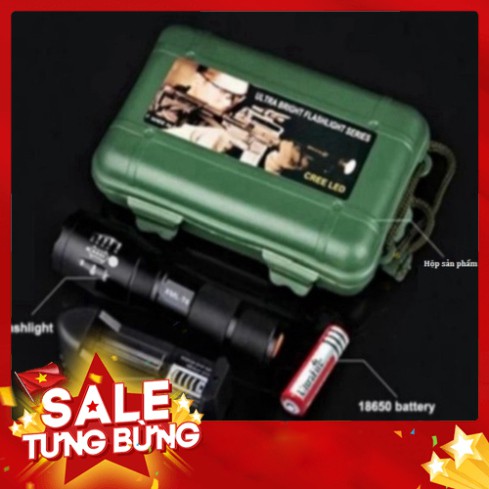 [FREE SHIP] 💥[BẢO HÀNH 1 NĂM]💥 Đèn pin siêu sáng XML-T6 Siêu bền chống nước tuyệt đối 💥HÀNG CHÍNH HÃNG💥SIÊU HOT💥