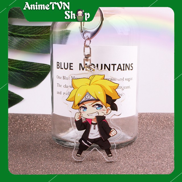 Móc khoá Mica dây xịn anime Boruto: Naruto Next Generations - Nhựa Cứng Acrylic In 2 mặt sắc nét ( ảnh thật )