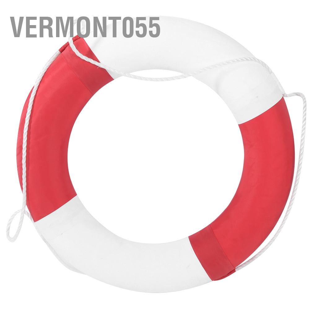 Vermont055 Portable Swim Float Foam Solid Life Saving Swimming Ring Sea Lake Pool