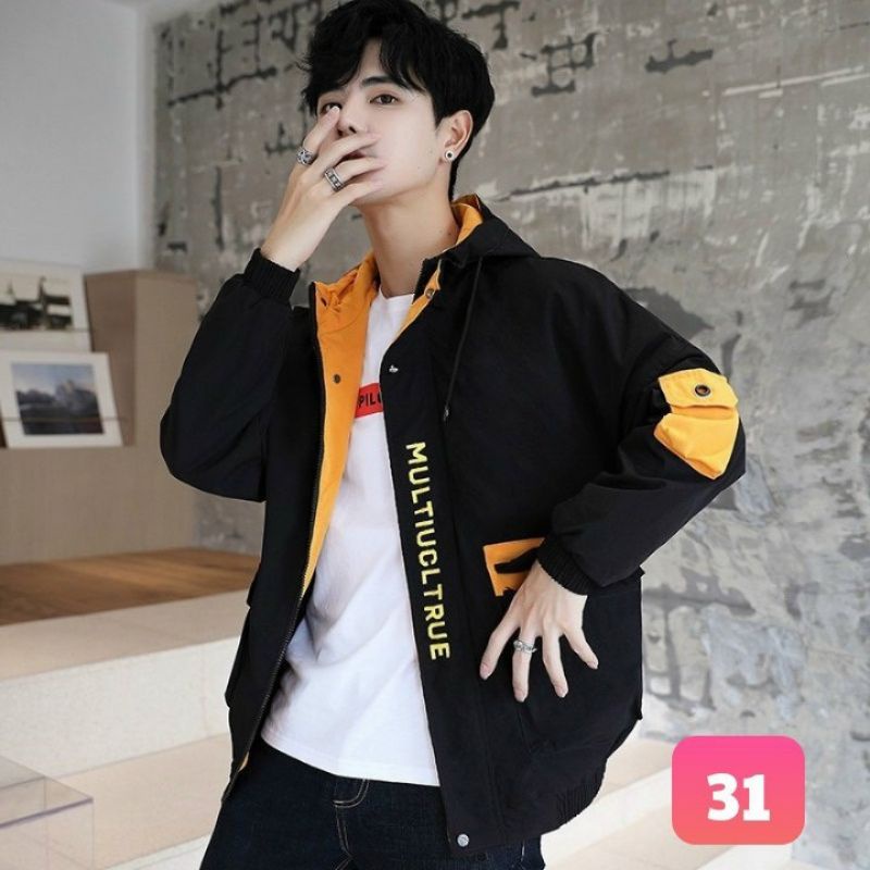 Áo Khoác Dù Nam 2 Lớp Lót Bina's Store - Áo Khóa Nam Unisex Kiểu Hàn Quốc Hàng Đẹp, Độc, Lạ