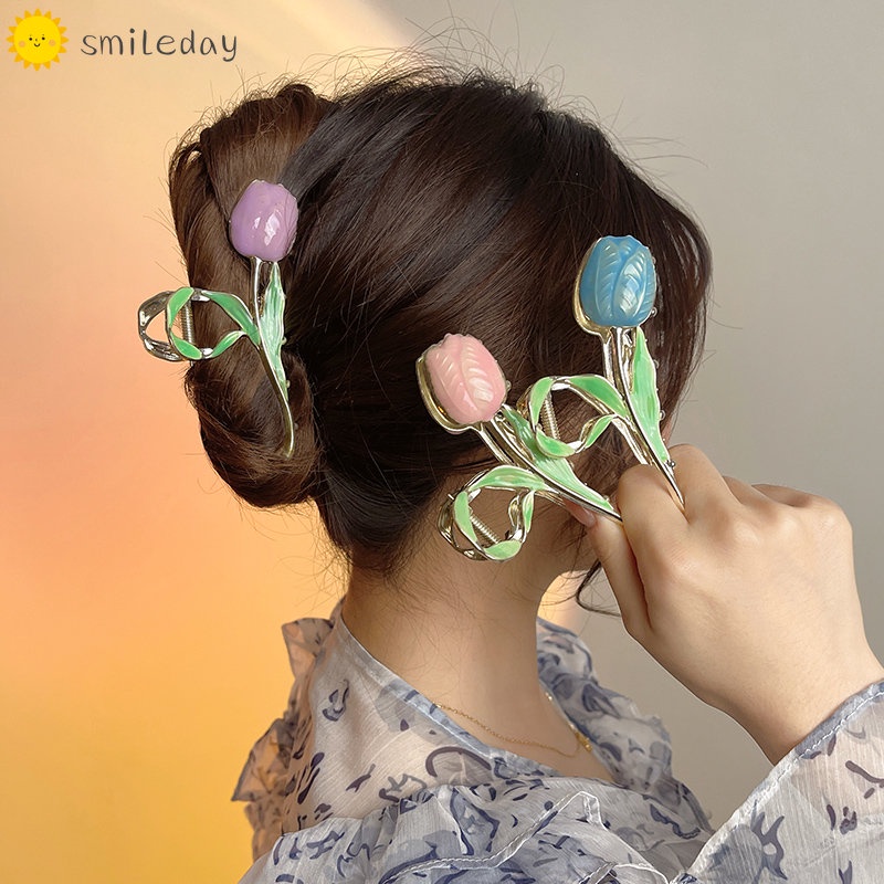 Kẹp TóC HìNh Hoa Tulip / Cá MậP Dễ Thương Cho Nữ