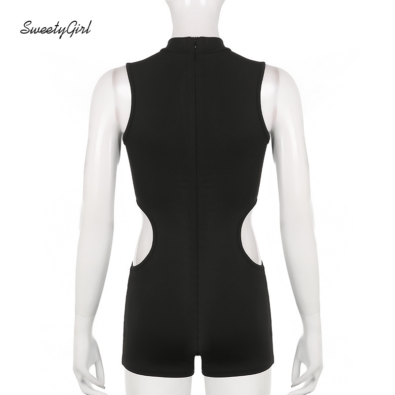 Áo Sát Nách Cổ Cao Màu Sắc Đơn Giản Thiết Kế Ôm Sát Quyến Rũ