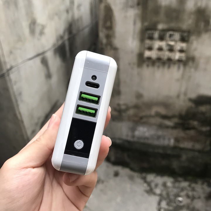 Sạc dự phòng 6700 + củ sạc + sạc không dây 3 in 1 - PK166