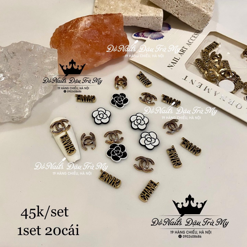 Phụ kiện nail - Set charm mix N47