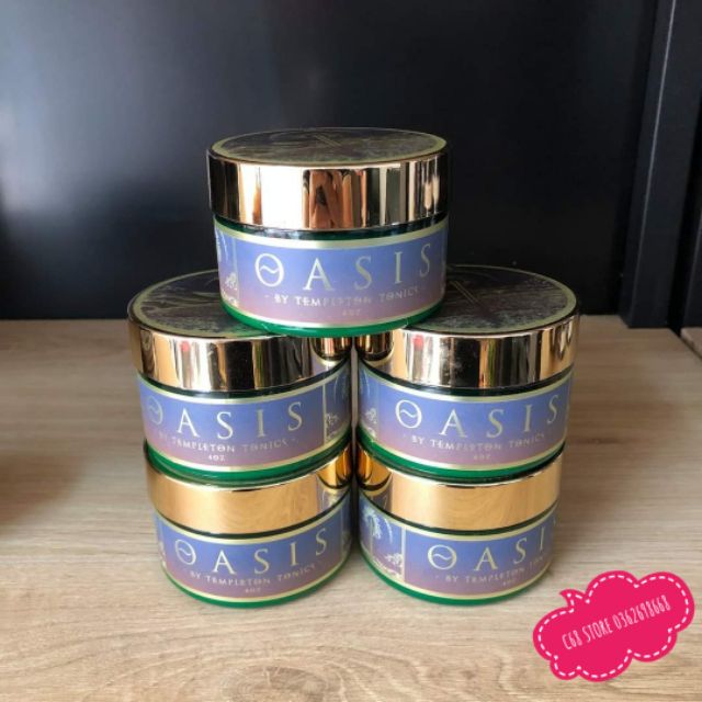 Sáp vuốt tóc OASIS CLAY by Templeton Tonics - 100gr - Chính hãng USA