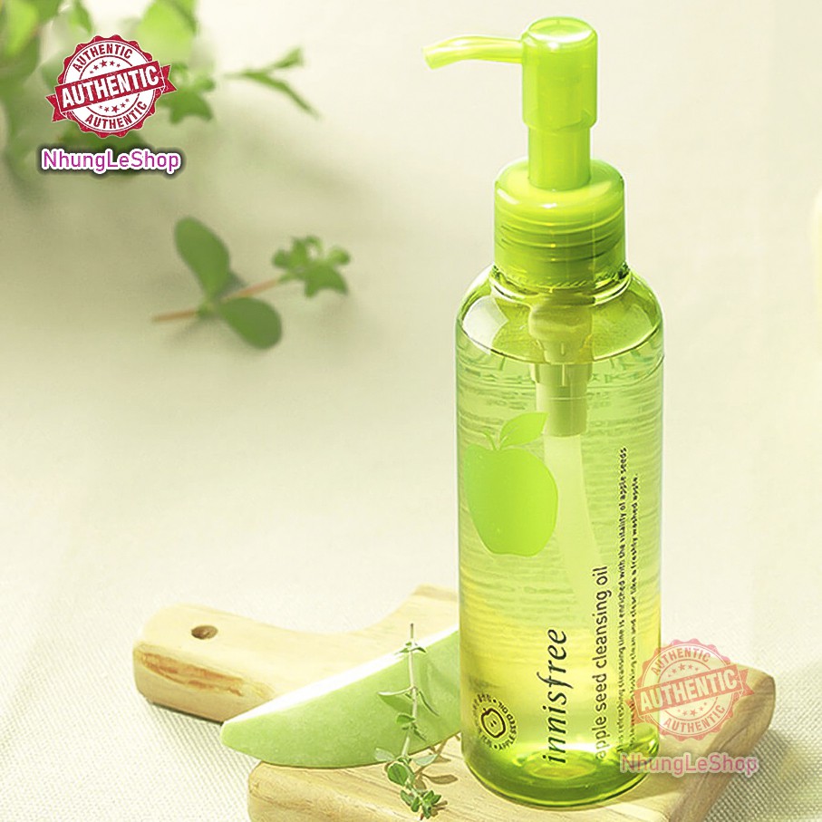 Dầu tẩy trang táo xanh Chính hãng  Innisfree Apple Seed Cleansing Oil