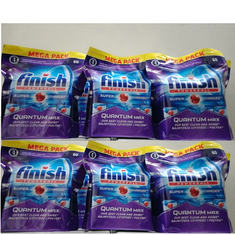 ( Hàng Đức ) Viên rửa chén Finish Quantum túi 70 viên tặng thêm 2 viên tổng hợp