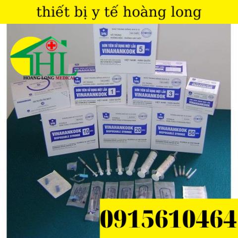 Bơm tiêm 1 lần Vinahankook 50ml - Bơm tiêm 50cc