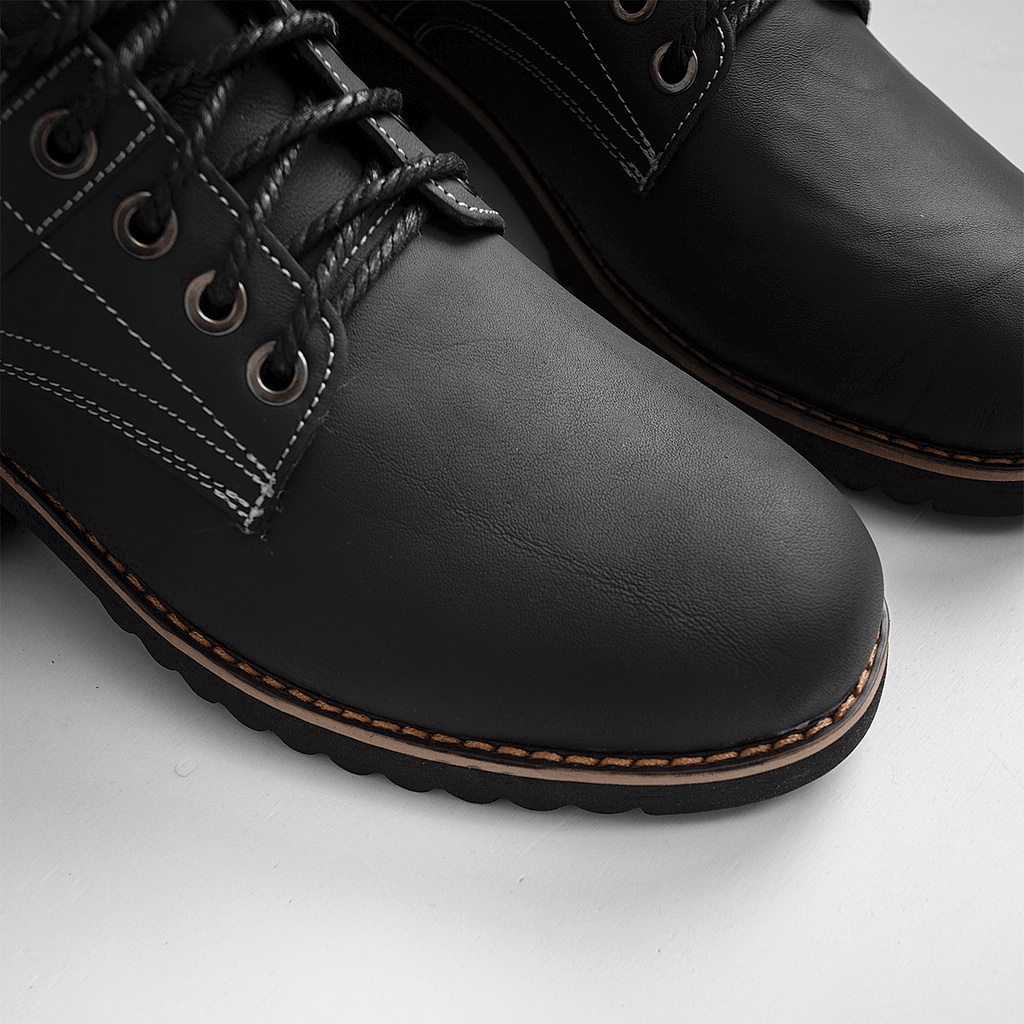 Boot Nam AROTI Cổ Lửng Chất Da Bò Đẹp Cao Cấp,Đế Khâu Chắc Chắn Form Mạnh Mẽ,Cực Nam Tính Màu Xám  G605 sp4