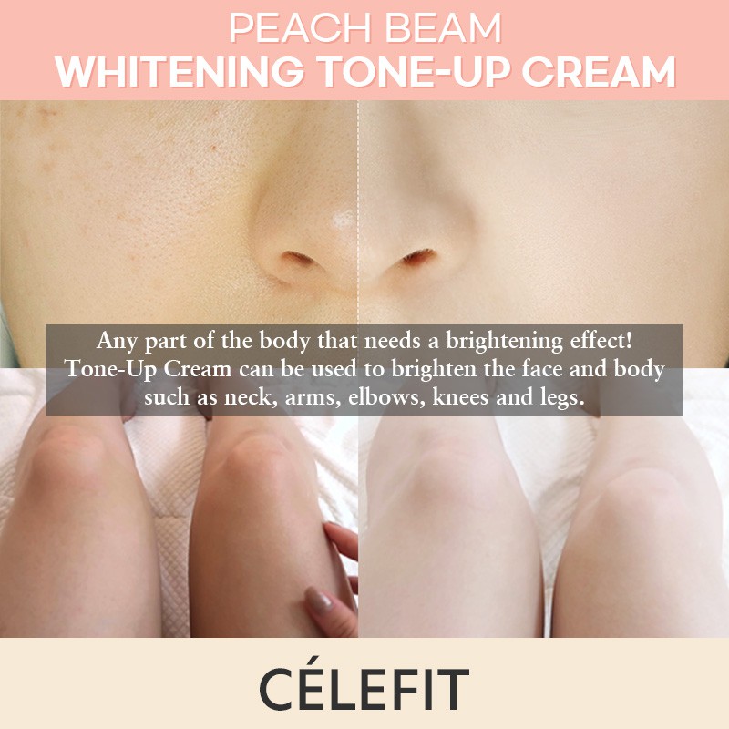 Kem dưỡng trắng nâng tông da CELEFIT PEACH BEAM TONE - UP CREAM