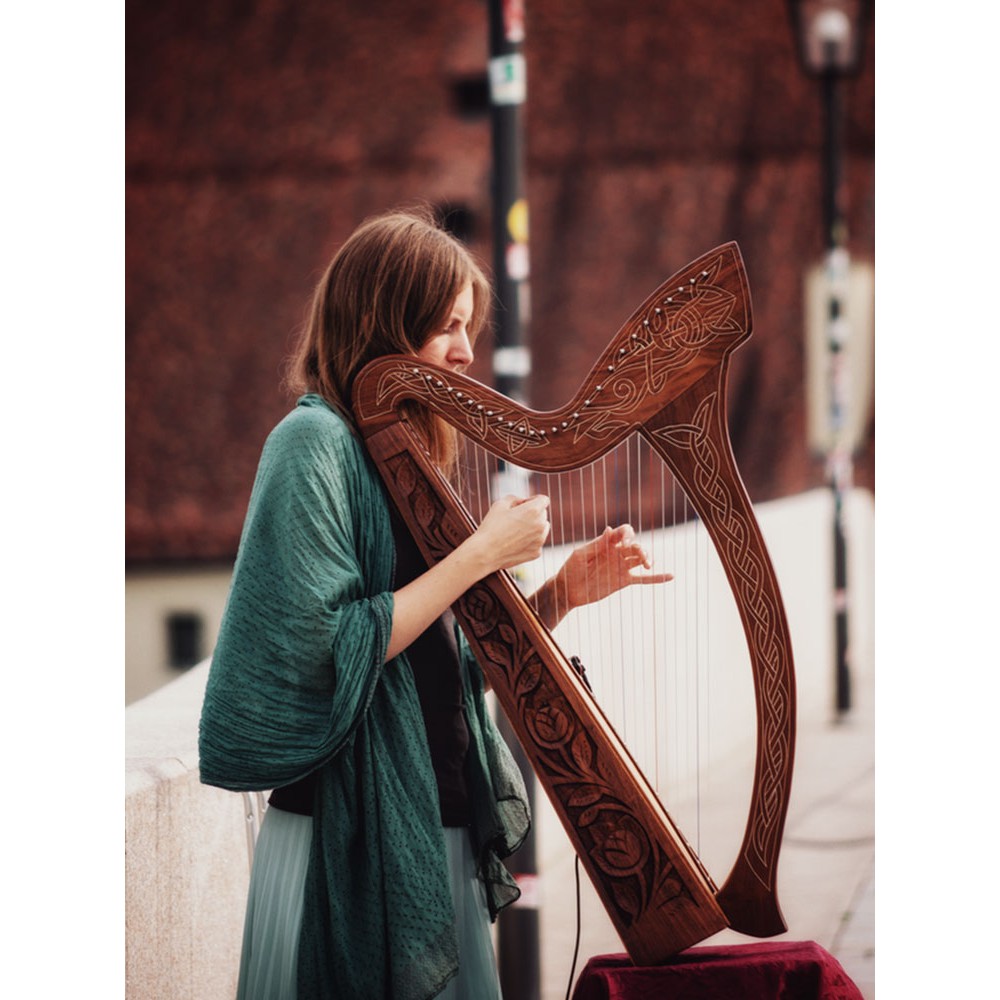 Đàn Lyre Harp đàn hạc thủ công KATENE-W01023 Tặng full phụ kiện, bảo hành thân đàn 10 năm tặng đàn kalimba 17 phim