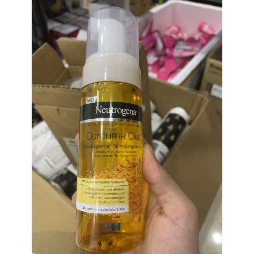 Sữa rửa mặt nghệ Neutrogena Curcuma tạo bọt sáng da, mờ thâm 150ml - Shop Melyca