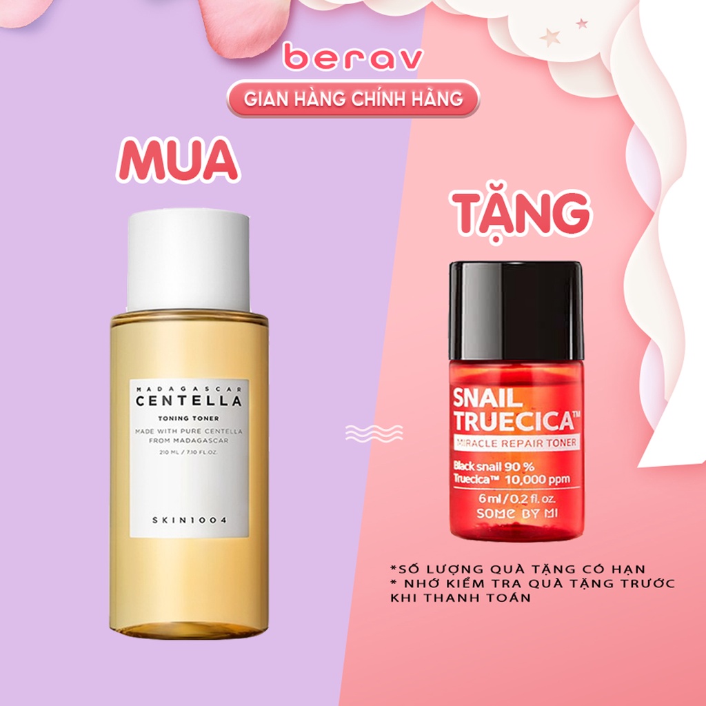 Nước Hoa Hồng Rau Má Skin1004 Madagascar Centella Toner Dịu Nhẹ Cho Da Nhạy Cảm 210ml