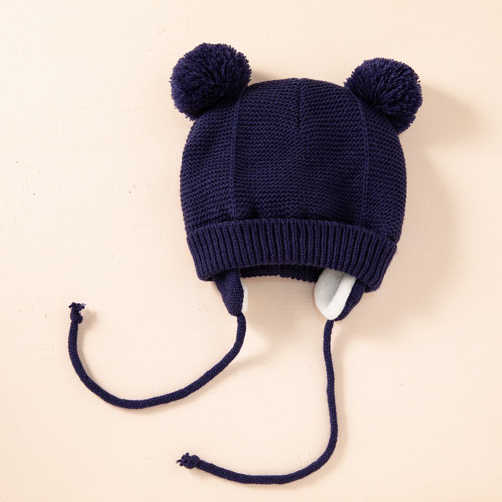 Set Mũ beanie Trùm Đầu Găng Tay Giữ Ấm Mùa Đông Dành Cho Bé 1-4 Tuổi