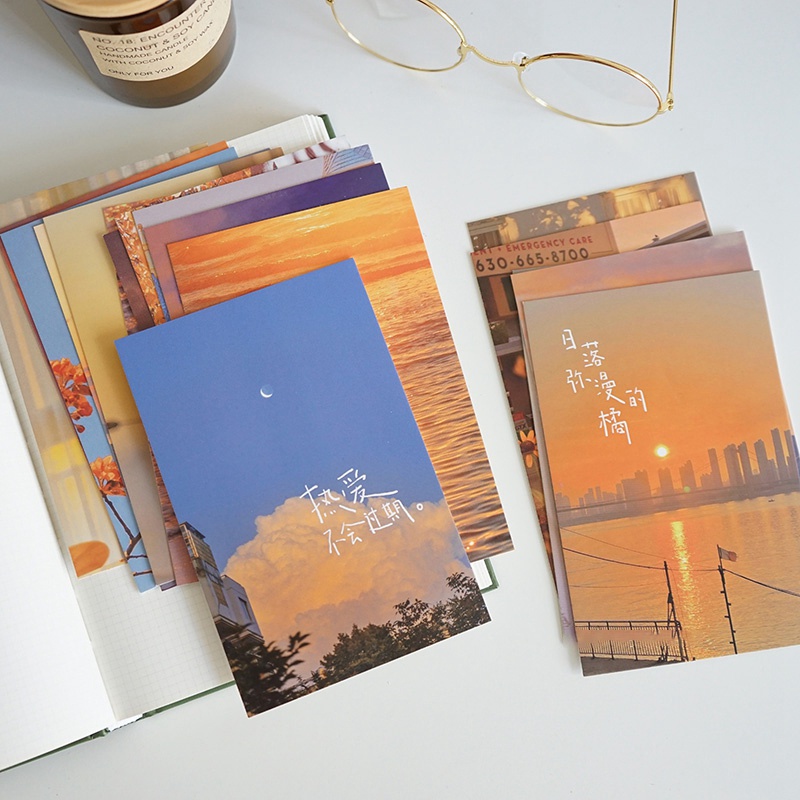 Set 30 Tấm Thẻ Ảnh Dán Tường Trang Trí Nội Thất Đẹp Mắt
