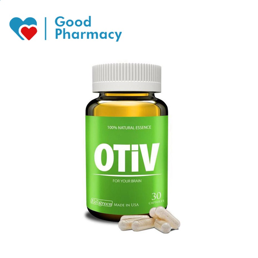 [CHÍNH HÃNG - ĐỦ TEM] Viên uống Otiv giúp bổ não, giảm đau đầu, mất ngủ, tai biến mạch máu não, tăng cường trí nhớ