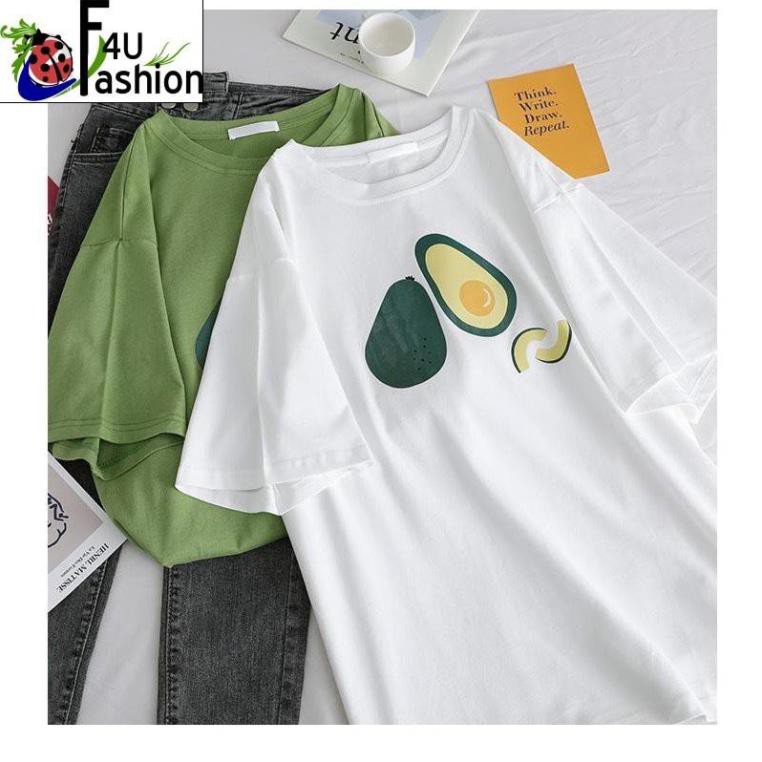 Áo thun unisex form rộng tay lỡ | Áo thun Hình Quả Bơ | T-shirt | Chuyên bán sỉ áo thun 🎖️ ❕