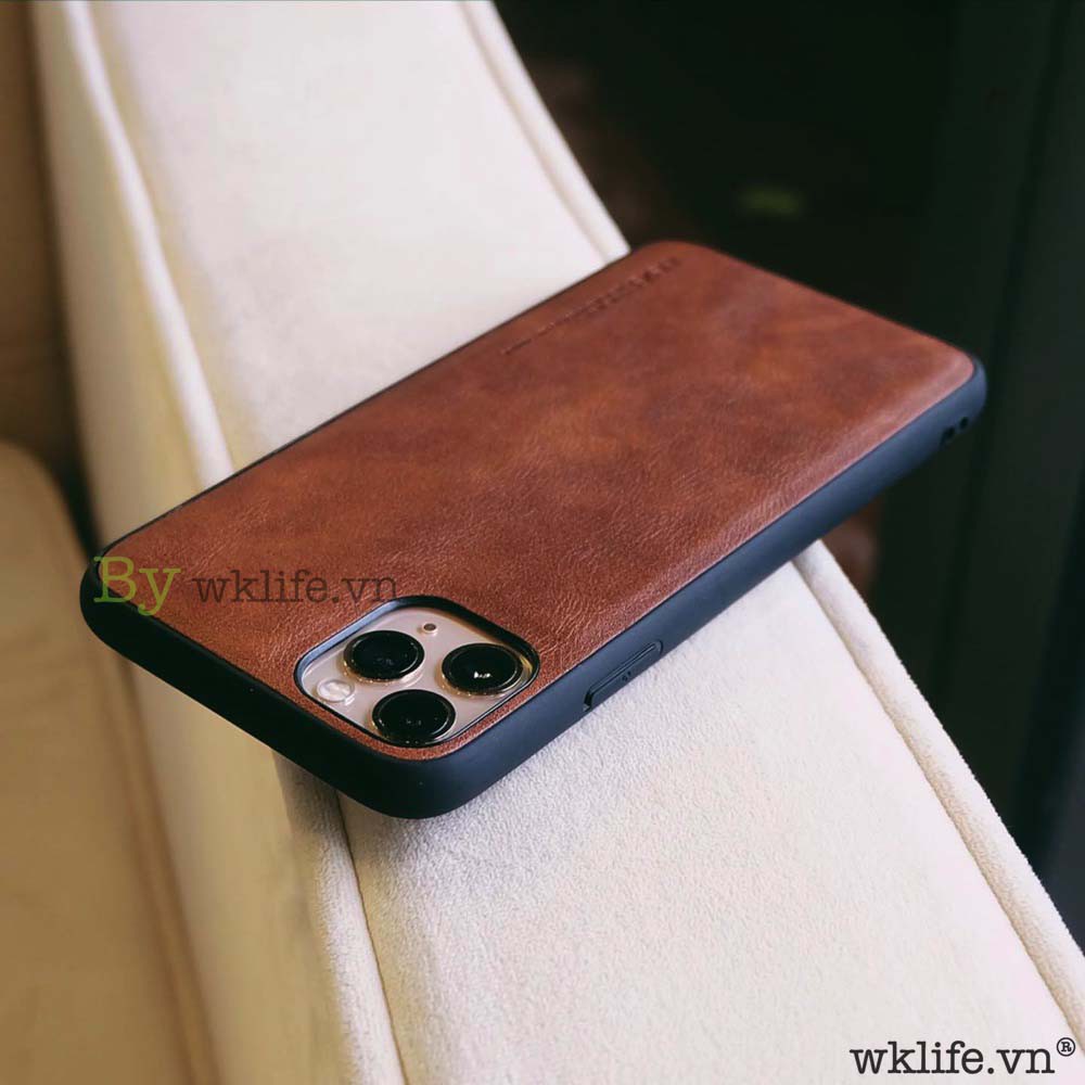 Ốp Da iPhone 11 12 Pro Max X-Level Earl III Leather Case Hàng Chính Hãng