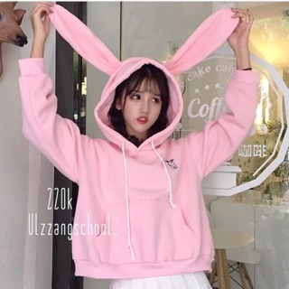 Áo hoodie tai thỏ