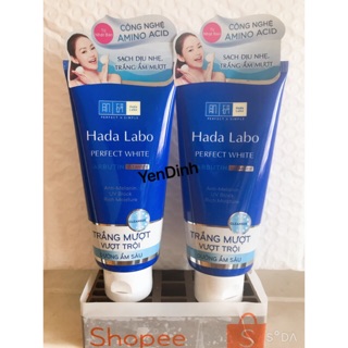 Kem rửa mặt dưỡng trắng Hada Labo PERFECT WHITE Cleanser 80g