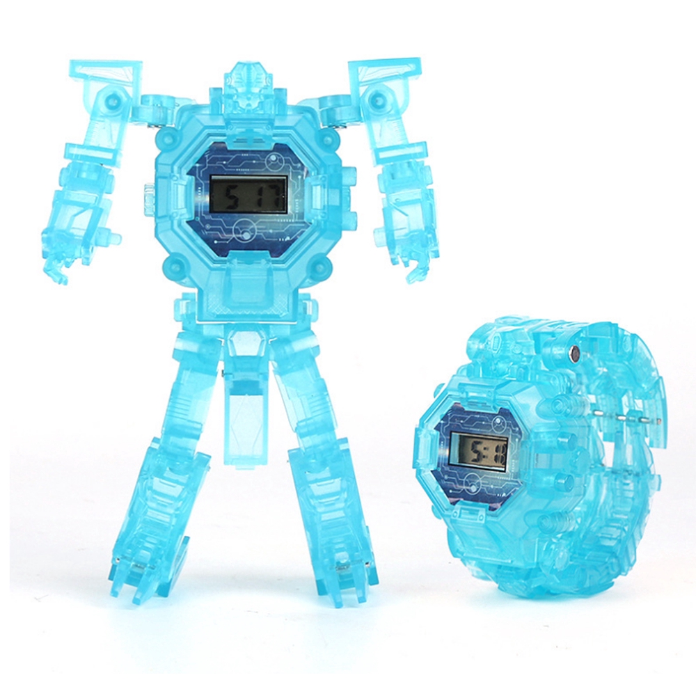 Đồng hồ mặt tròn hình robot biến hình | BigBuy360 - bigbuy360.vn