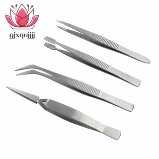 [Hàng mới về] Set 4 nhíp bằng thép không gỉ cao cấp tiện dụng