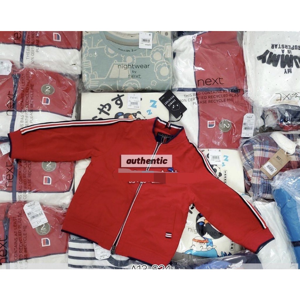 Áo khoác đỏ bé trai Next