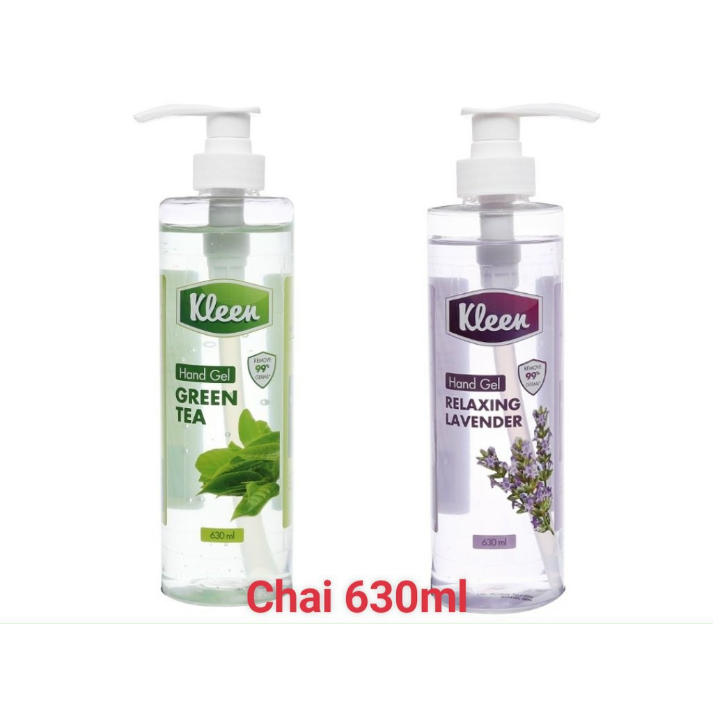 Gel rửa tay khô Diệt khuẩn Kleen không dùng nước 500ml (mẫu mới)