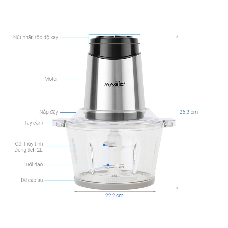 Máy xay thực phẩm Magic Eco AC-15