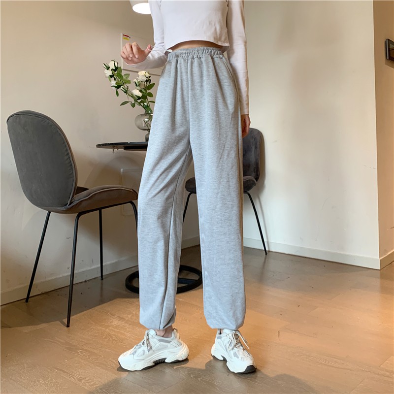 Quần Thể Thao Màu Trơn Phong Cách Hàn Quốc Dễ Phối Đồ Cho Nữ | BigBuy360 - bigbuy360.vn