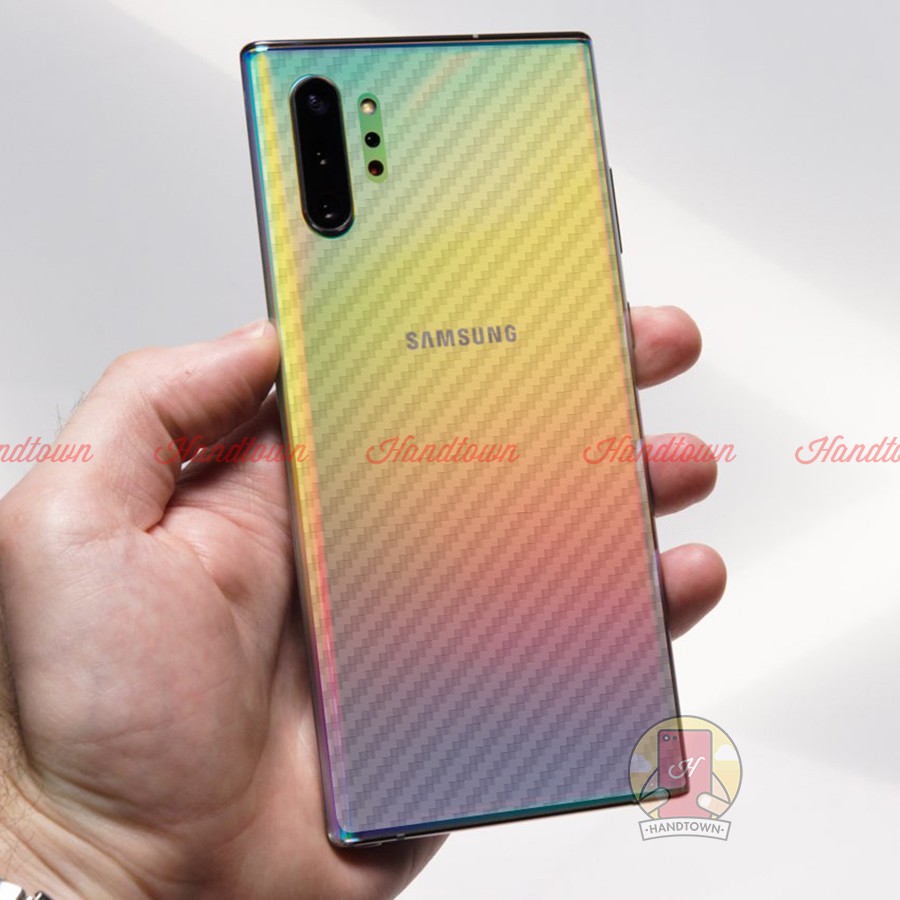 Miếng dán lưng cacbon Samsung Galaxy S10 / S10 Plus / S10 Lite / Note 10 Lite