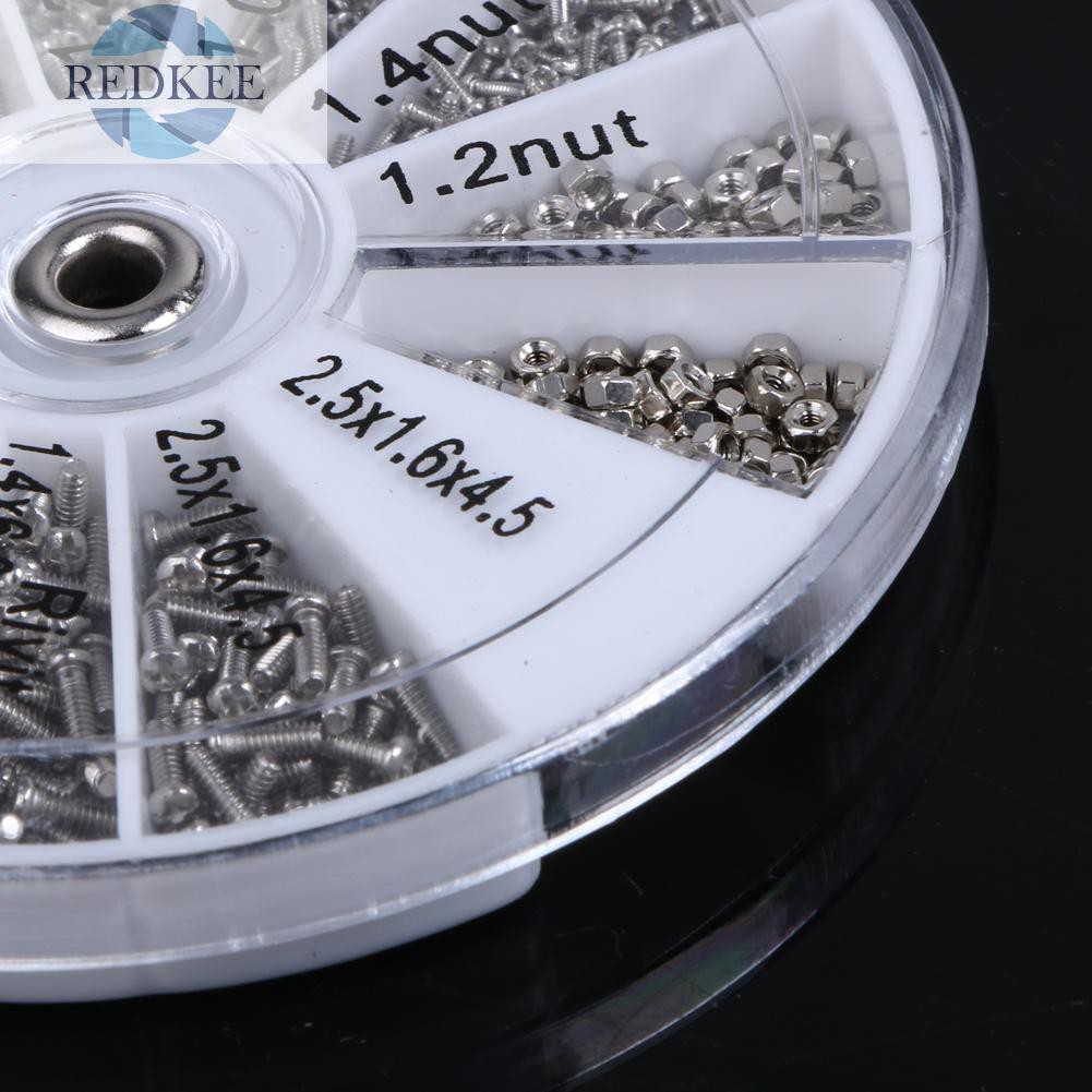 Bộ 600 Đai Ốc Bằng Thép Không Gỉ 12 Loại