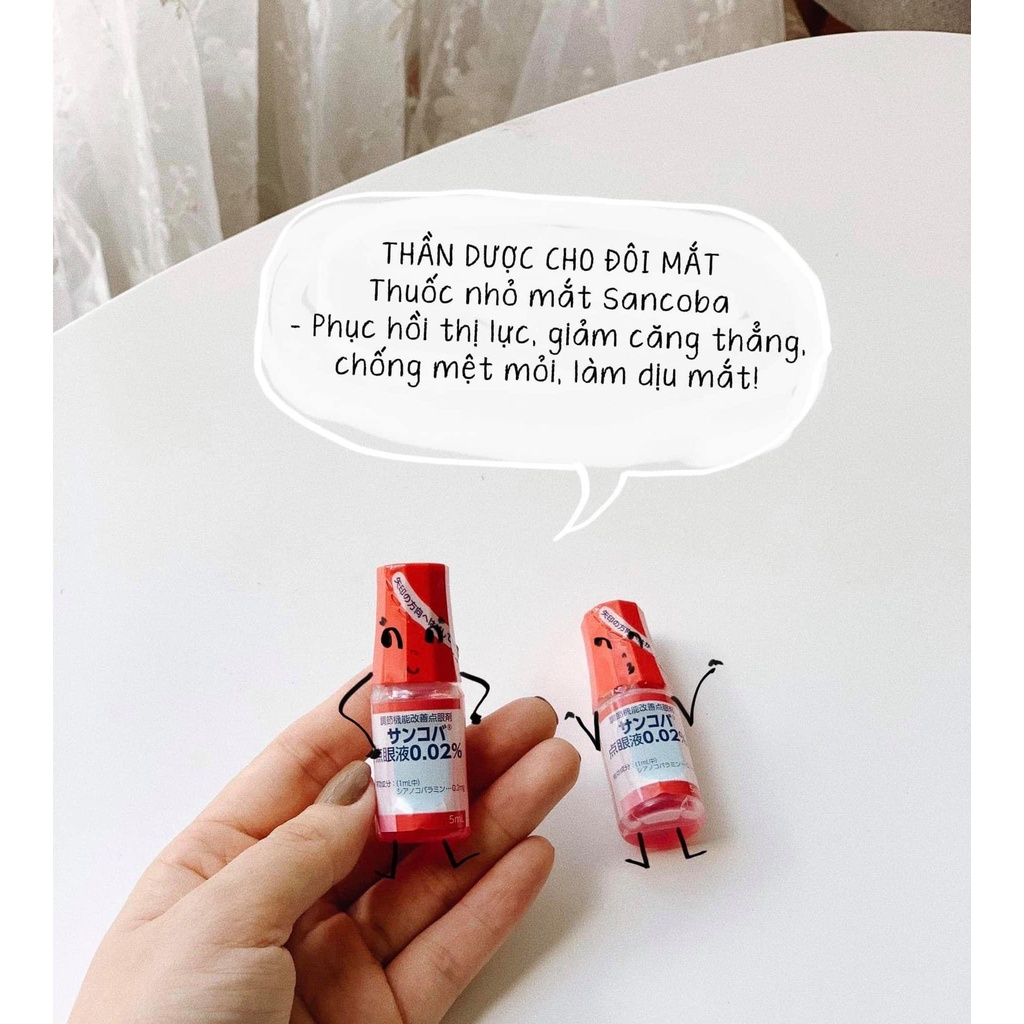 Nhỏ mắt cận thị Sancoba Nhật Bản 5ml