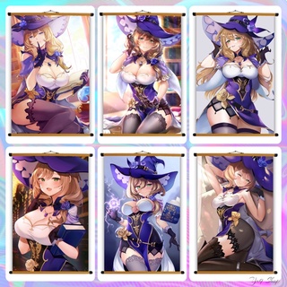 Poster Vải Lisa Genshin Impact