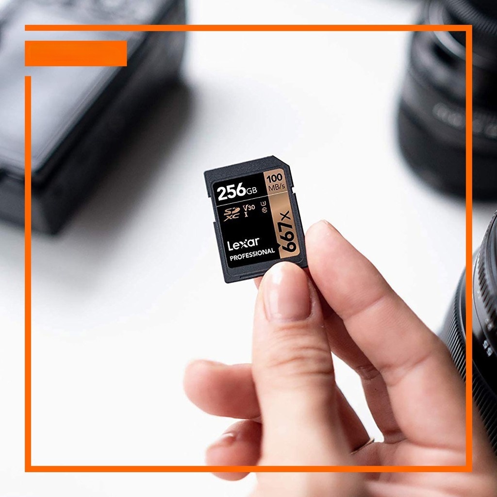 Thẻ Nhớ Lexar 667X Chuyên Nghiệp  U3 V30 SDXCTM Thẻ Nhớ UHS-I  90MB / s)