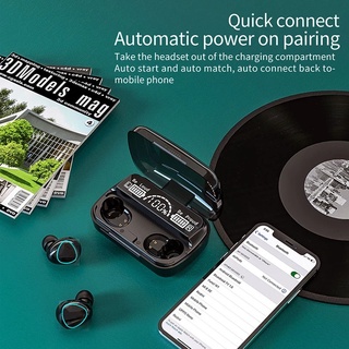 New M10 wireless Bluetooth headset three display in ear Mini TWS game headset