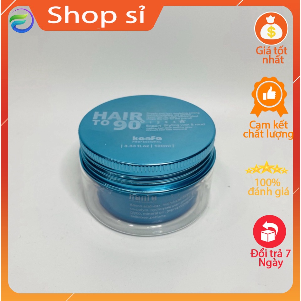 Sáp Hair to 90 Xanh nước biển 100ml