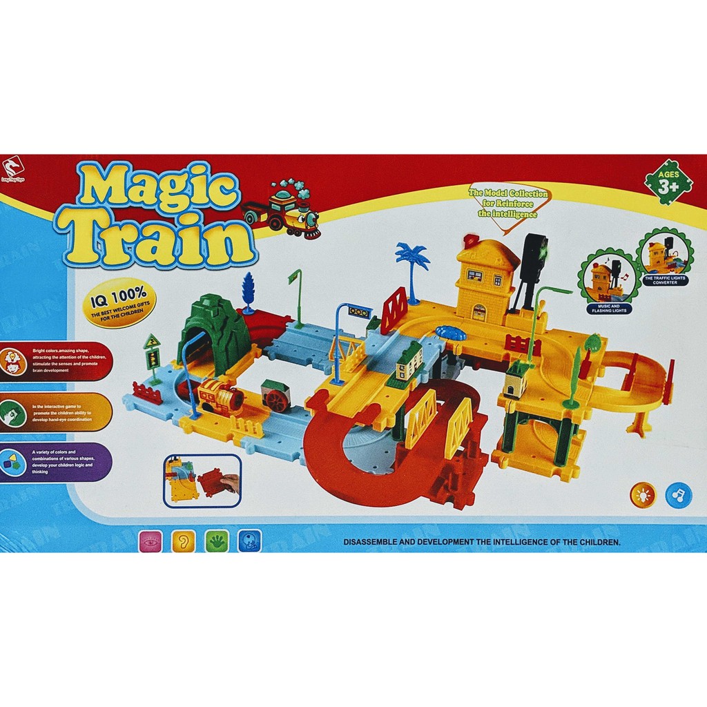 Lắp ráp mô hình tàu hỏa MAGIC TRAIN - Mô hình giao thông xe lửa