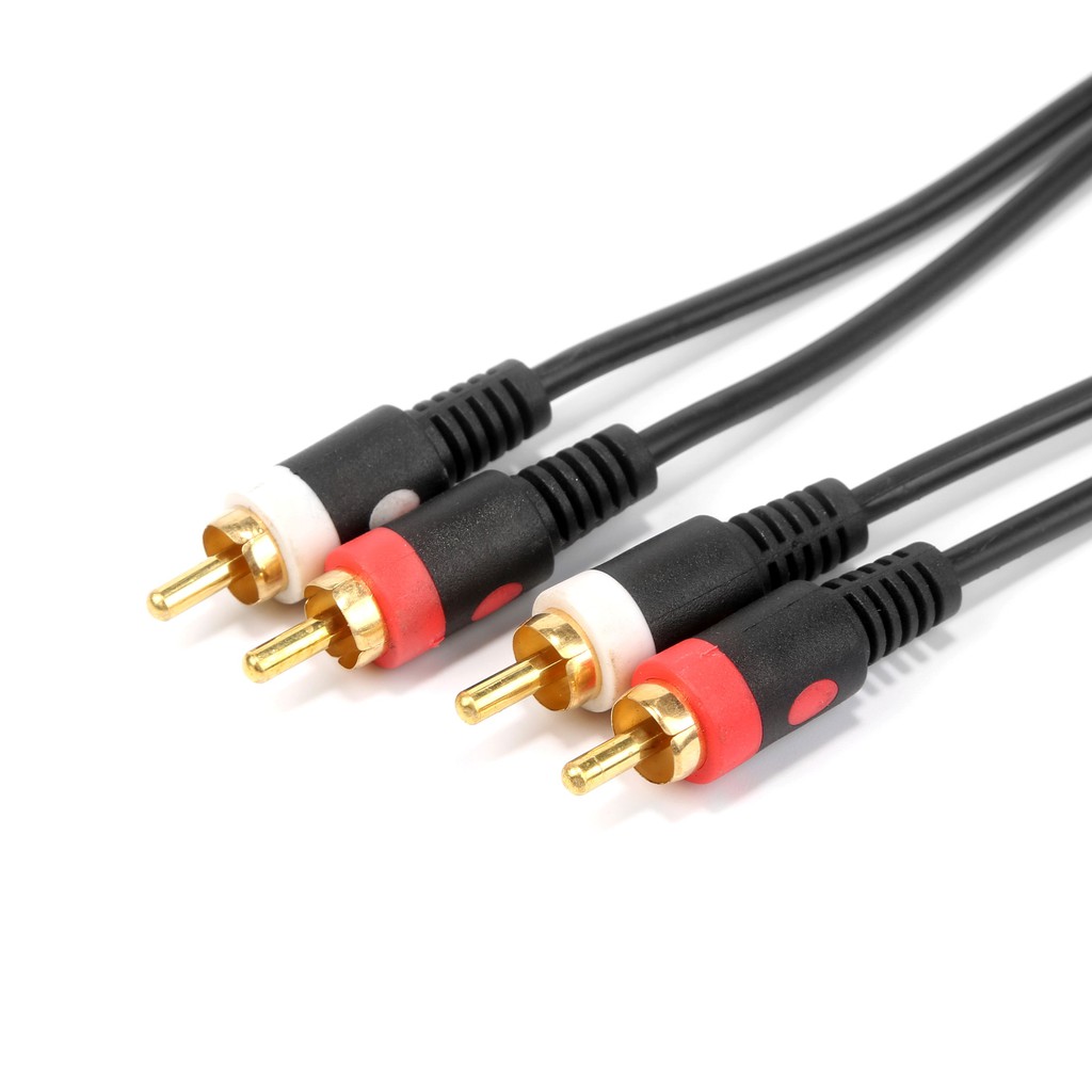 Cáp âm thanh chuyển đổi 2 RCA sang 2 RCA dài tiện dụng