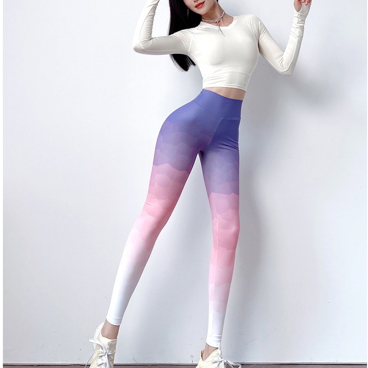 QUẦN TẬP GYM,YOGA CHUN MÔNG SEXY CẦU VỒNG MITAOGIRL