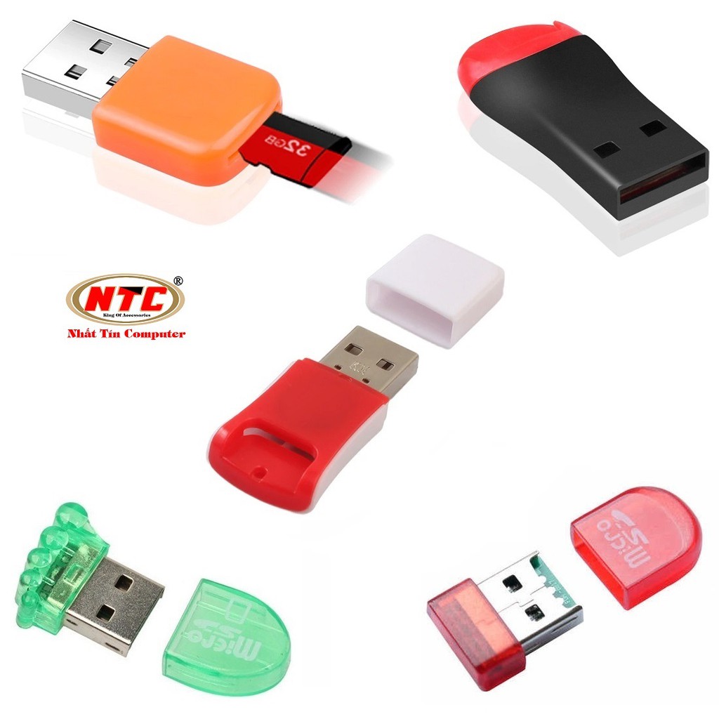 Đầu đọc thẻ nhớ NTC KT1618 MicroSD 2.0 (Mẫu ngẫu nhiên)